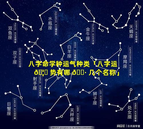 八字命学种运气种类「八字运 🦉 势有哪 🌷 几个名称」